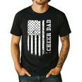 Cheer Dad Cheerleading American Flag Fathers Day Cheerleader Men's Casual T-Shirt Black