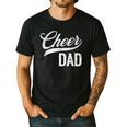 Cheer Dad Green Cheerleading Matching Parents Men's Casual T-Shirt Black