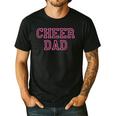 Cheer Dad Pink Cheerleading Men's Casual T-Shirt Black