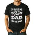 Cheerleading Dad Father Cheer Dad Men's Casual T-Shirt Black