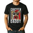 Chicken Daddy a Fun For Every Rooster In The Basket Men's Casual T-Shirt Black