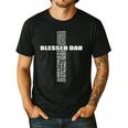 Christian Blessed Dad Cross Father's Day Best Dad Men's Casual T-Shirt Black Christian Blessed Dad Cross Father's Day Best Dad Men's Casual T-Shirt Black