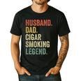 Cigar Lover For Dad Men Vintage Cigar Saying Men's Casual T-Shirt Black