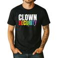 Clown Security Halloween Dad Mom Costume Men's Casual T-Shirt Black