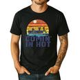 Comin In Hot Pontoon Boat Boating Lake For Dad Small Men's Casual T-Shirt Black