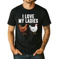 Cool Chicken Art For Men Women Dad Rooster Chicken Farmer Men's Casual T-Shirt Black Cool Chicken Art For Men Women Dad Rooster Chicken Farmer Men's Casual T-Shirt Black