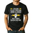 Cool Electrician For Men Dad Professional Electrician Men's Casual T-Shirt Black Cool Electrician For Men Dad Professional Electrician Men's Casual T-Shirt Black