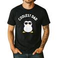 The Coolest Dad Cool Penguin By Dangerous Dad Men's Casual T-Shirt Black