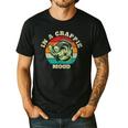 In A Crappie Mood Retro Fishing Sarcastic Dad Men's Casual T-Shirt Black