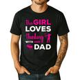 Cute Girls Hunting Dad Daughter Hunting Buddy Hunter Men's Casual T-Shirt Black