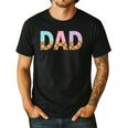 Dad Of 1st First Birthday Girl Ice Cream Men's Casual T-Shirt Black