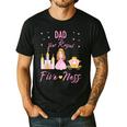 Dad 5th Birthday Her Royal Fiveness Princess Matching Men's Casual T-Shirt Black