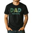 Dad Asaurus Dinosaur Birthday Mom Dad Birthday Boy T-Rex Men's Casual T-Shirt Black