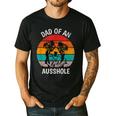 Dad Of An Ausshole Australian Shepherd Aussie Men's Casual T-Shirt Black