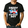 Dad Of The Birthday Boy Airplane Men's Casual T-Shirt Black