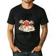 Dad Of The Birthday For Boy Barnyard Farm Animals Party Men's Casual T-Shirt Black