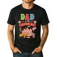 Dad Of The Birthday Boy Carnival Circus 1st Birthday Party Men's Casual T-Shirt Black