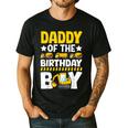 Dad Of The Birthday Boy Construction Theme Party Matching Men's Casual T-Shirt Black Dad Of The Birthday Boy Construction Theme Party Matching Men's Casual T-Shirt Black