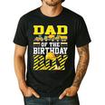 Dad Of The Birthday Boy Construction Truck Men's Casual T-Shirt Black