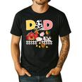 Dad Birthday Boy Farm Animal Farming Farmer Family B-Day Men's Casual T-Shirt Black
