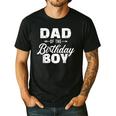 Dad Of The Birthday Boy Matching Family Party Men's Casual T-Shirt Black