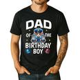Dad Of The Birthday Boy Police Car Policeman Police Officer Men's Casual T-Shirt Black Dad Of The Birthday Boy Police Car Policeman Police Officer Men's Casual T-Shirt Black