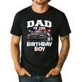 Dad Of The Birthday Boy Policeman Officer Party Men's Casual T-Shirt Black Dad Of The Birthday Boy Policeman Officer Party Men's Casual T-Shirt Black
