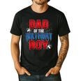 Dad Of The Birthday Boy Spider Web Birthday Party Matching Men's Casual T-Shirt Black