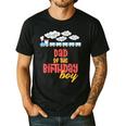Dad Birthday Boy Train I'm 2 Two Yr Old Chugga Engine Men's Casual T-Shirt Black
