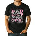 Dad Of The Birthday CowGirl Rodeo CowGirl Birthday Men's Casual T-Shirt Black Dad Of The Birthday CowGirl Rodeo CowGirl Birthday Men's Casual T-Shirt Black