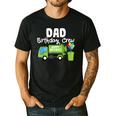 Dad Birthday Crew Garbage Truck Birthday Party T-Shirt Men's Casual T-Shirt Black