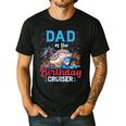 Dad Of The Birthday Cruiser Cruise Birthday Men's Casual T-Shirt Black