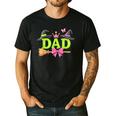 Dad Of The Birthday Girl Witch Family Party Decorations Men's Casual T-Shirt Black