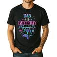 Dad Of The Birthday Mermaid Party Matching Family Daddy Men's Casual T-Shirt Black