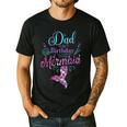 Dad Of The Birthday Mermaid Birthday Party Mermaid Dad Men's Casual T-Shirt Black Dad Of The Birthday Mermaid Birthday Party Mermaid Dad Men's Casual T-Shirt Black
