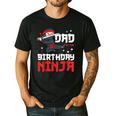 Dad Of The Birthday Ninja Daddy Party Best Father Boy Pop Men's Casual T-Shirt Black