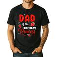 Dad Of The Birthday Princess Strawberry Theme Bday Party Men's Casual T-Shirt Black Dad Of The Birthday Princess Strawberry Theme Bday Party Men's Casual T-Shirt Black
