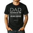 Dad Blessed Is The Man Jeremiah 17 Men's Casual T-Shirt Black