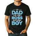 Dad Of The Boss Birthday Party Outfit Like A Boss Daddy Men's Casual T-Shirt Black