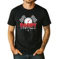 Dad Daddy Pit Crew Race Car Birthday Racing Party Men's Casual T-Shirt Black Dad Daddy Pit Crew Race Car Birthday Racing Party Men's Casual T-Shirt Black