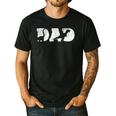 Dad Dinosaur Saurus Boys Girls Fathers Day Idea Men's Casual T-Shirt Black