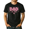 Dad Est 2026 Logo Daddy 2026 Soon To Be New Father 2026 Men's Casual T-Shirt Black