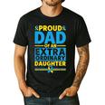 Dad Of An Extraordinary Daughter Down Syndrome Awareness Day Men's Casual T-Shirt Black