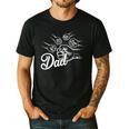 Dad Of Four Toddler Kids Fathers Day Fist Bump Family Men's Casual T-Shirt Black