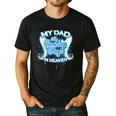My Dad Is My Guardian Angel In Heaven Loss Father Memorial Men's Casual T-Shirt Black