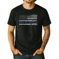 Dad Is A Hero Idea Son Daughter Of Police Men's Casual T-Shirt Black