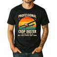 Dad Joke Farter Professional Crop Duster Men's Casual T-Shirt Black