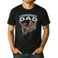 Dad Legendary Saying Men's Casual T-Shirt Black