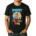 Dad And Mom Daddy Of The Birthday Boy Family Party Decor Men's Casual T-Shirt Black