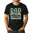 Dad Official Teenager Translator Dad Men's Casual T-Shirt Black